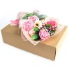 Boxed Hand Soap Flower Bouquet - Pink