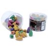 Tub of Assorted Back Flow Incense Cones (aprox 45)
