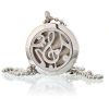 Aromatherapy Diffuser Necklace - Music Notes 25mm