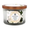 Jasmine and Crystal Quartz Gemstone Candle - Spiritual Balance